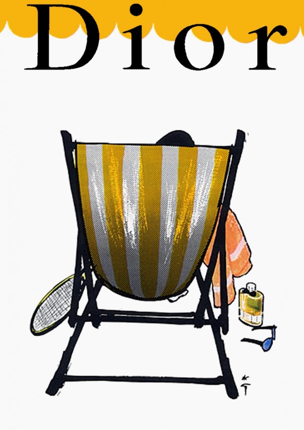 Dior Vintage Poster  Print